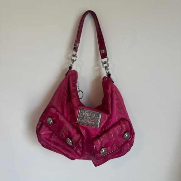 Coach Handbags - Glam Hot Pink Coach x Poppy Tote Purse
